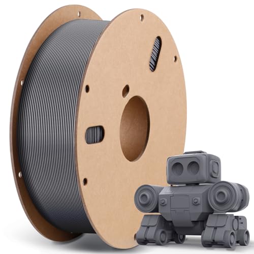 Gray PLA Filament Roll